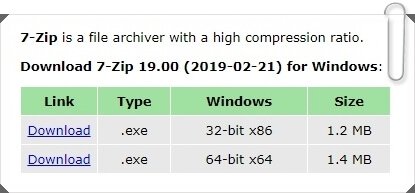 7zip Nedir, Ne İşe Yarar?