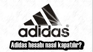 Adidas Hesap Silme