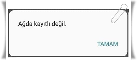 Ağda Kayıtlı Değil Hatası Nasıl Çözülür?