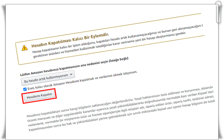 3 Adımda Amazon Hesabı Kapatma Nasıl Yapılır?