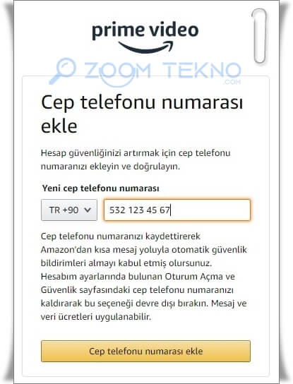 Amazon Prime Telefon Numarası Sorunu Nasıl Çözülür?