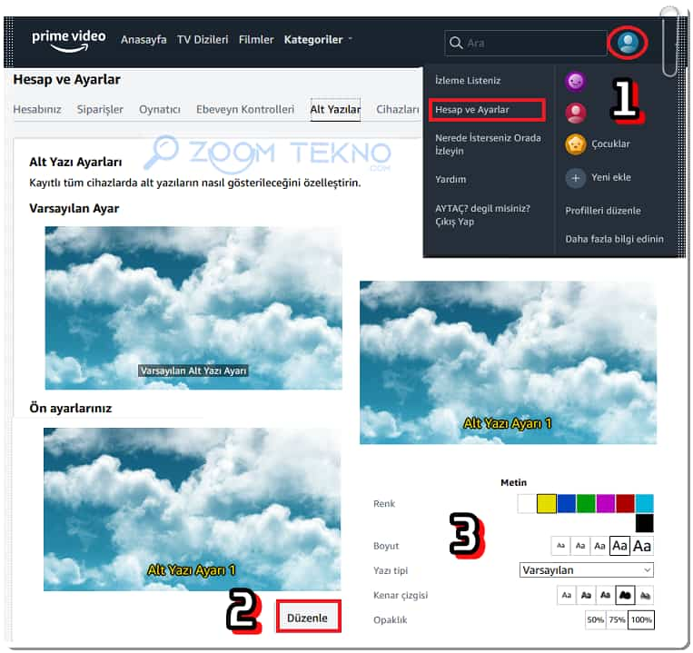 Amazon Prime Video Altyazı Ayarı Nasıl Yapılır?