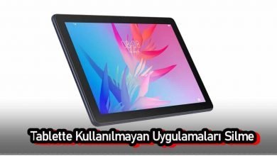 Android Tablette Kullanılmayan Uygulamaları Silme