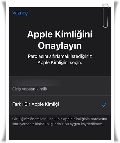 Apple Kimliğini Nasıl Sıfırlarım?