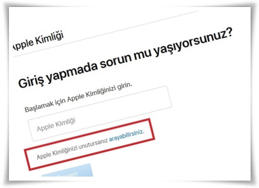 apple sifresi nasil degistirilir 11