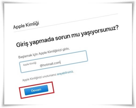 apple sifresi nasil degistirilir 4