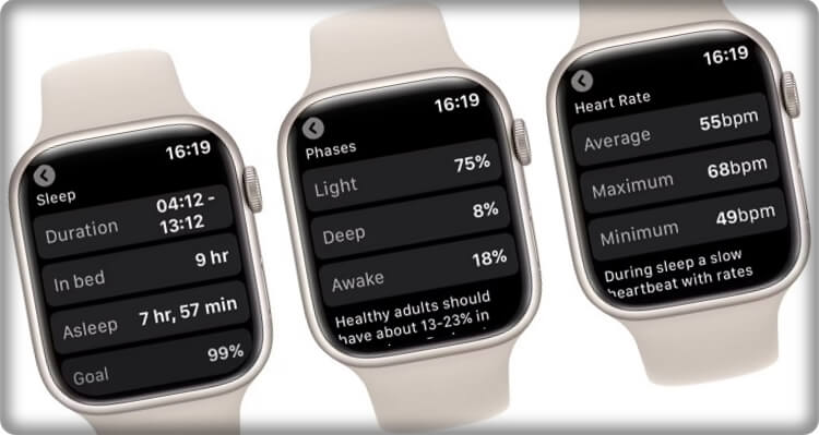 Apple Watch uyku uygulaması