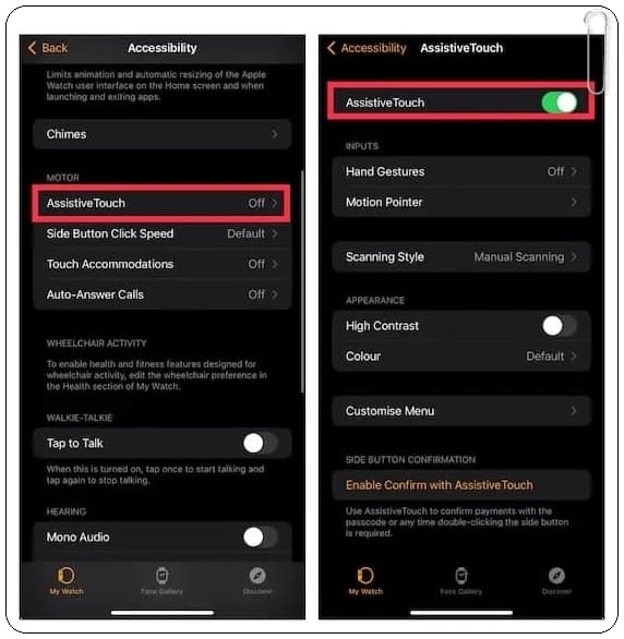 Apple Watch'ta Assistive Touch Nasıl Kullanılır?