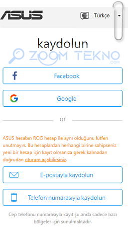 Asus Ürün Kaydı Nasıl Yapılır?