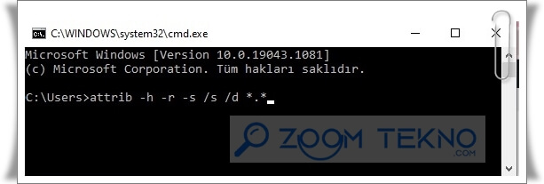 Attrib Komutu Ne İşe Yarar?