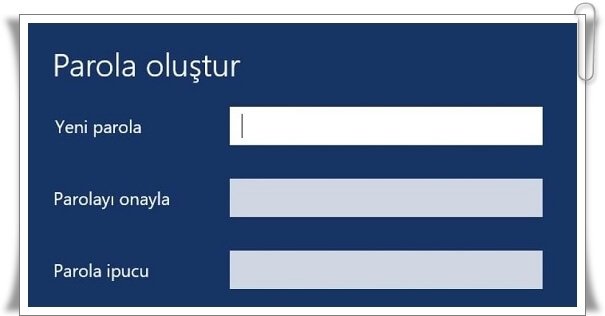 bilgisayara nasil sifre koyulur 4