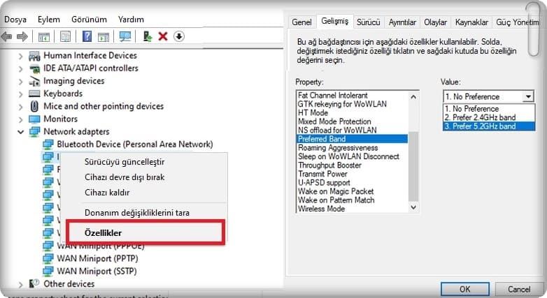 Bilgisayarım 5GHz Destekliyor Mu?