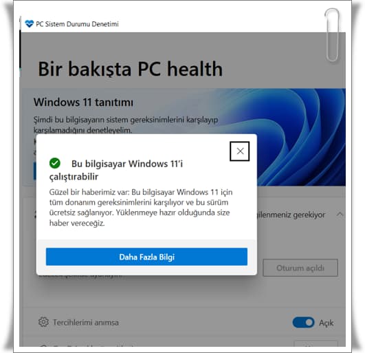 Bilgisayarım Windows 11 Destekliyor mu?