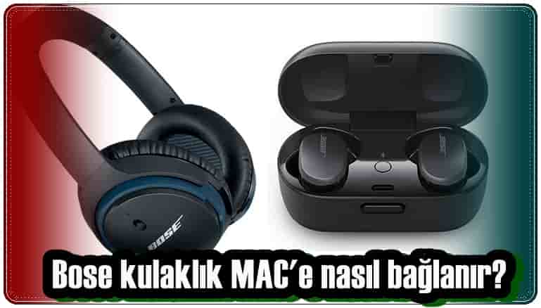 Bose Bluetooth Kulaklıkları Mac'e Bağlama!