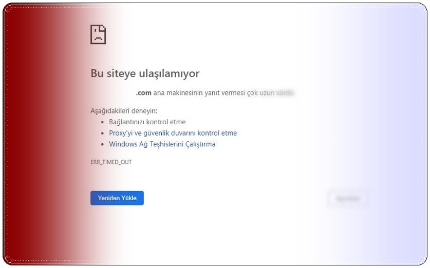 Bu Siteye Ulaşılamıyor Hatası Nasıl Çözülür?