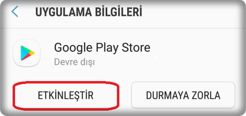 3 Adımda Telefonda Devre Dışı Bırakılan Uygulama Nasıl Açılır?