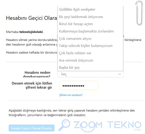 Dondurulan Instagram Hesabı Nasıl Açılır?