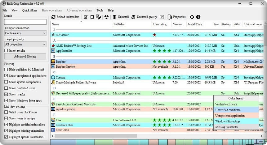 En iyi 5 Uninstaller Programı