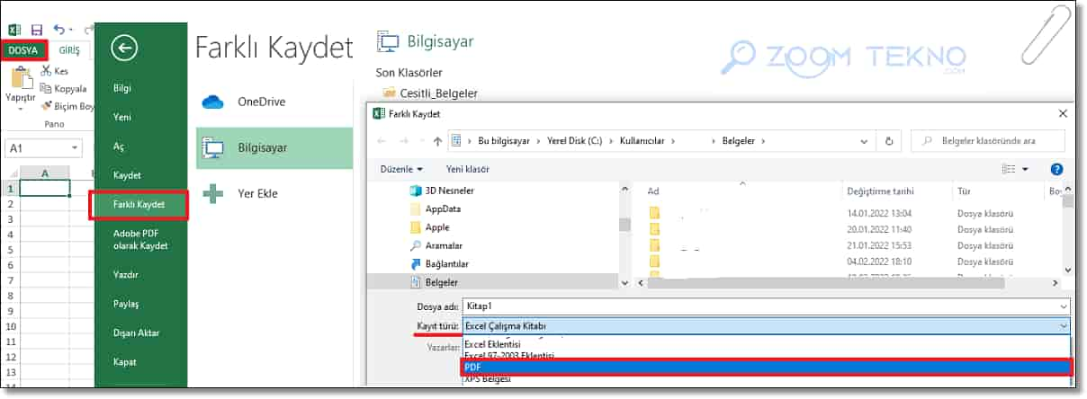 Excel Dosyasını PDF'e Dönüştürmenin En Kolay Yolu!