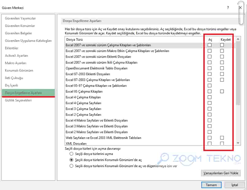 Excel Yetersiz Bellek Sorunu Nasıl Çözülür?