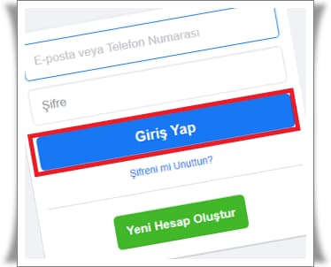 Facebook Giriş Nasıl Yapılır?