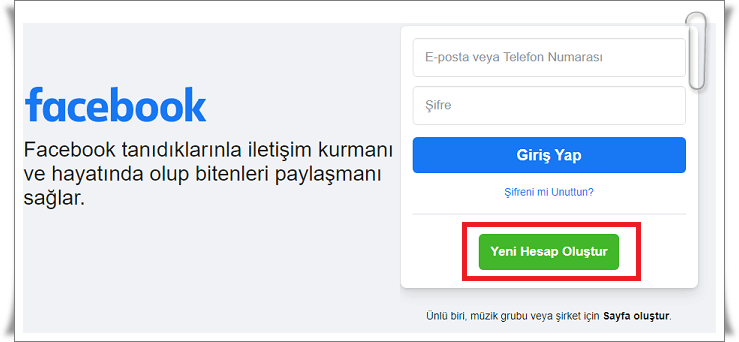 Facebook Hesabı Nasıl Oluşturulur?