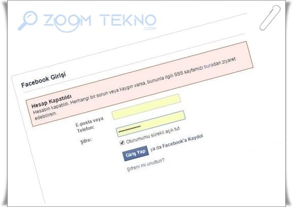 Facebook Hesabım Kapatıldı Ne Yapmalıyım?