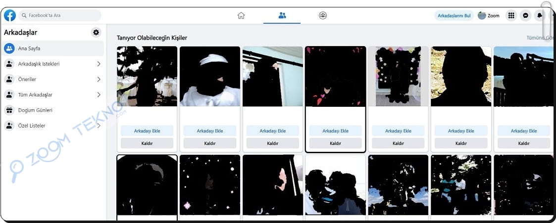 facebook taniyor olabileceginiz kisiler 1