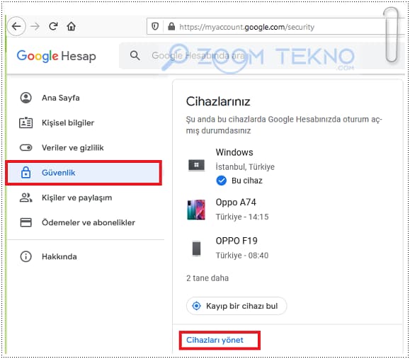 Gmail Hesabıma Başkasının Girdiğini Nasıl Anlarım?