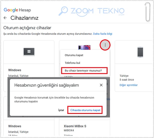 Gmail Hesabıma Başkasının Girdiğini Nasıl Anlarım?