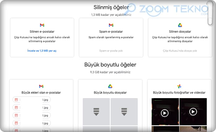 Google Depolama Alanı Nasıl Görülür?