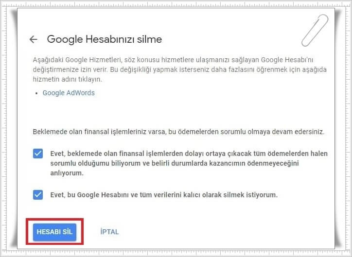 Google Drive Hesabı Nasıl Silinir?