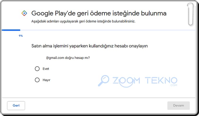 Google Play geri ödeme talebi nasıl yapılır?
