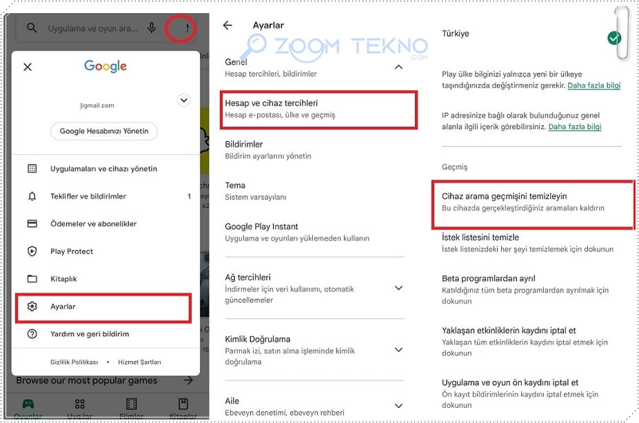 Google Play Store Arama Geçmişi Nasıl Silinir?