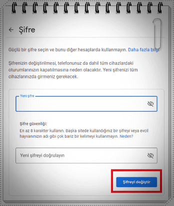 Google Şifresi Nasıl Değiştirilir?