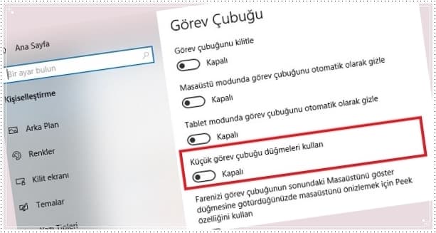 Görev Çubuğu Nasıl Özelleştirilir?