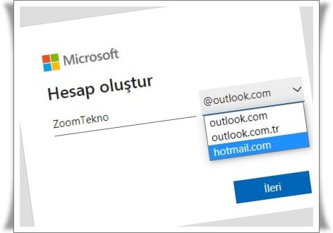 Hotmail Hesabı Nasıl Oluşturulur?