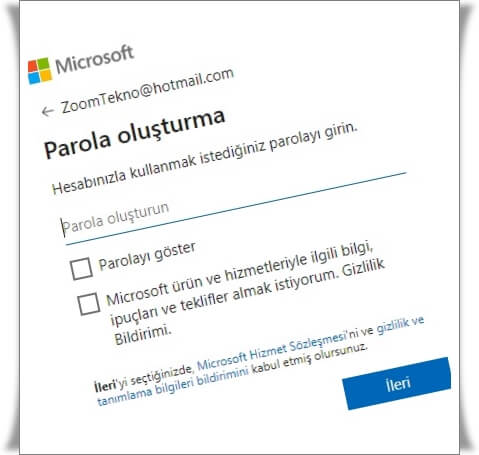 Hotmail Hesabı Nasıl Oluşturulur?