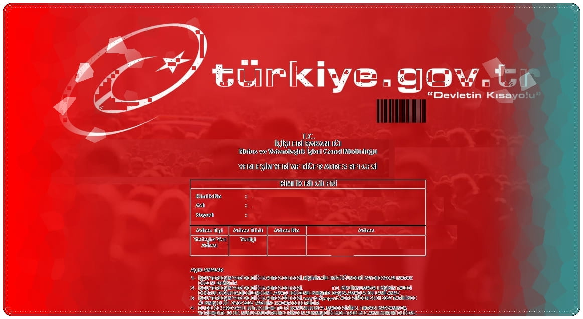 Muhtarlıktan yada e-Devlet üzerinden İkametgah Belgesi Nasıl Alınır?