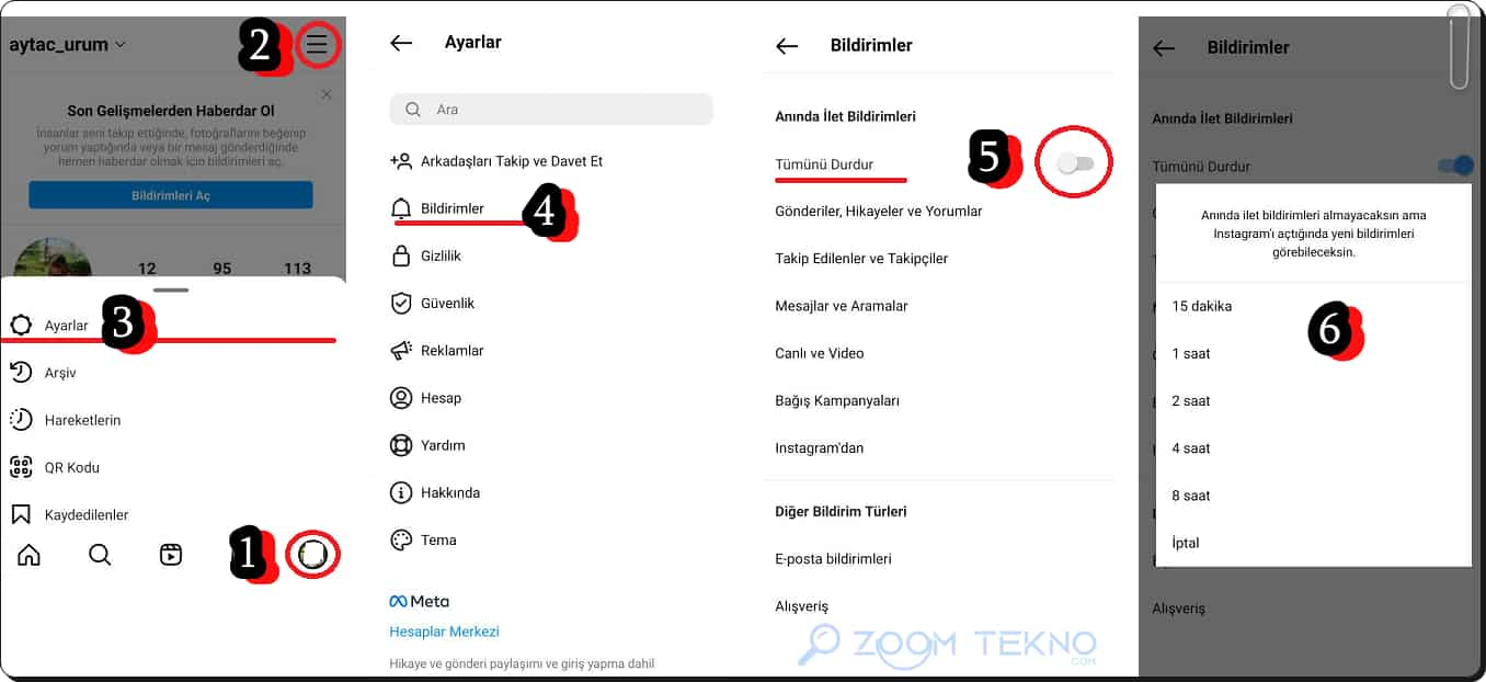 Instagram Bildirimleri Nasıl Kapatılır?