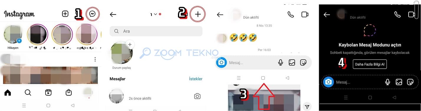 Instagram Kaybolan Mesajlar nasıl açılır?