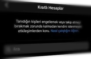 Instagram Kısıtlı Hesap Nedir?