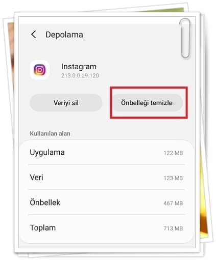 Instagram Önbellek Temizleme İşlemi Nasıl Yapılır?