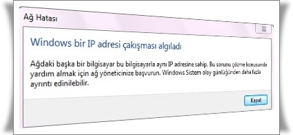 IP Çakışması nedir?