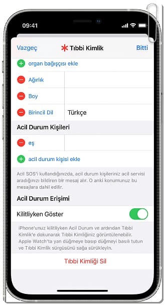 iPhone Acil Durum Kişileri Nasıl Eklenir?