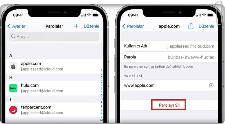 iPhone Kaydedilmiş Parolalar Nasıl Silinir?