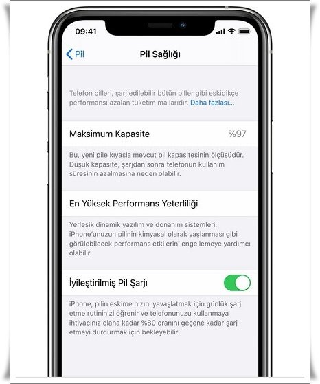 iphone pil yeteri kadar doldu uyarisi 1