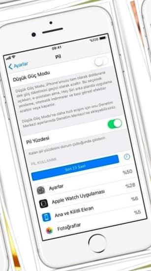 iphone pil yuzdesi gosterme 2