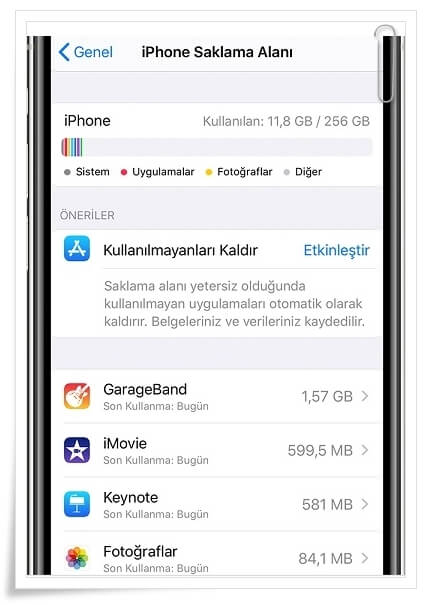 iPhone Saklama Alanı Kendi Kendine Doluyor Sorunu Nasıl Çözülür?