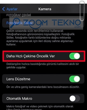 iPhone Seri Çekim Modu Nasıl Kapatılır?